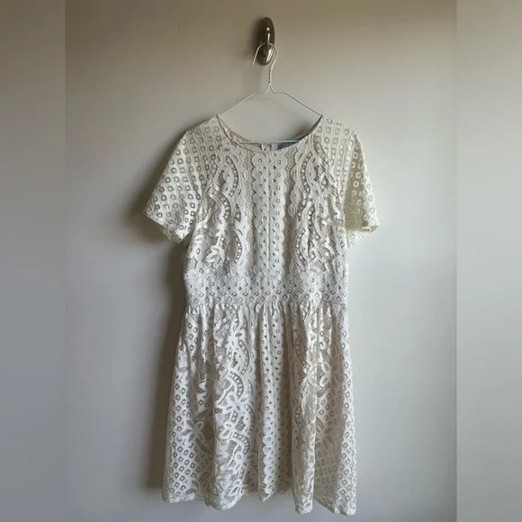 antonio melani white lace dress ANTONIO MELANI | Dresses | Antonio Melani Creamwhite Lace Dress Size 8 Nwt Wedding Showers Msrp 69